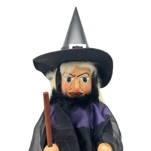 German Christian Ulbricht Wicked Witch Nutcracker Limited Ed Halloween Wizard Oz